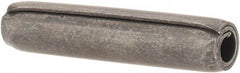 Made in USA - 1/4" Diam x 1-1/4" Long Coiled Spring Pin - Grade 1070-1090 Alloy Steel, Black Oxide Finish - USA Tool & Supply