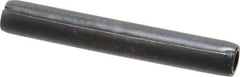 Made in USA - 1/4" Diam x 1-3/4" Long Coiled Spring Pin - Grade 1070-1090 Alloy Steel, Black Oxide Finish - USA Tool & Supply