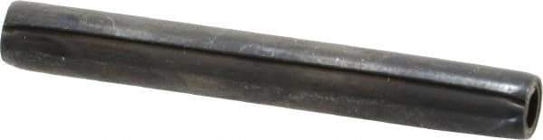 Made in USA - 1/4" Diam x 2" Long Coiled Spring Pin - Grade 1070-1090 Alloy Steel, Black Oxide Finish - USA Tool & Supply