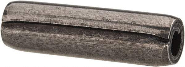 Made in USA - 5/16" Diam x 1-1/8" Long Coiled Spring Pin - Grade 1070-1090 Alloy Steel, Black Oxide Finish - USA Tool & Supply