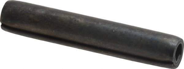 Made in USA - 5/16" Diam x 1-3/4" Long Coiled Spring Pin - Grade 1070-1090 Alloy Steel, Black Oxide Finish - USA Tool & Supply
