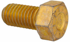 Made in USA - 1/2-13 UNC, 1" Length Under Head, Hex Head Cap Screw - Exact Industrial Supply