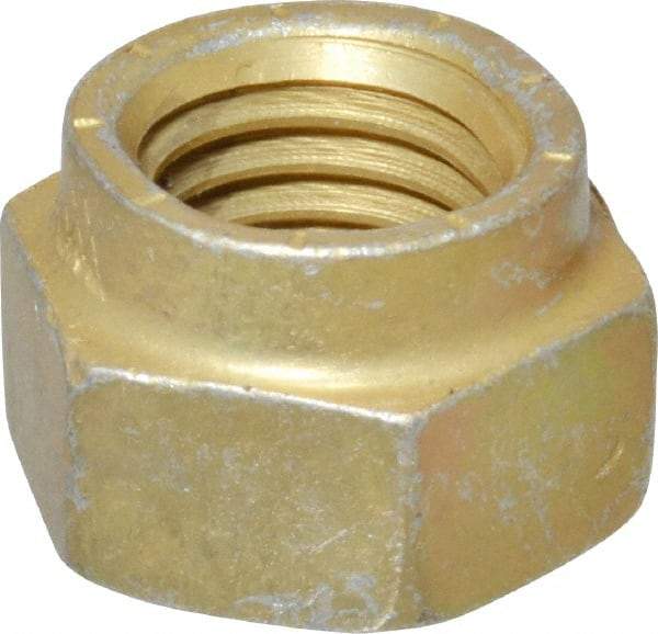Value Collection - 3/4-10 UNC Grade L9 Hex Lock Nut with Distorted Thread - 1-1/8" Width Across Flats, Cadmium Dichromate Finish - USA Tool & Supply