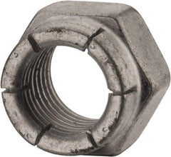 Flex-Loc - 7/16-20 UNJF Grade 2 Hex Lock Nut with Expanding Flex Top - Cadmium-Plated Finish, Meets Military Specifications - USA Tool & Supply