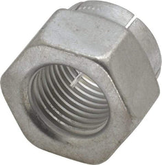 Flex-Loc - 1/2-20 UNJF Grade 2 Hex Lock Nut with Expanding Flex Top - Cadmium-Plated Finish, Meets Military Specifications - USA Tool & Supply