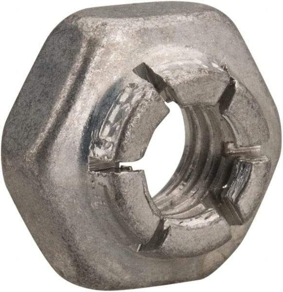 Flex-Loc - #10-32 UNJF Grade 2 Hex Lock Nut with Expanding Flex Top - 3/16" High, Cadmium-Plated Finish, Meets Military Specifications - USA Tool & Supply