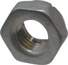 Flex-Loc - 5/16-24 UNJF Grade 2 Hex Lock Nut with Expanding Flex Top - 17/64" High, Cadmium-Plated Finish, Meets Military Specifications - USA Tool & Supply