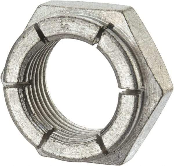 Flex-Loc - 7/8-14 UNJF Grade 2 Hex Lock Nut with Expanding Flex Top - Cadmium-Plated Finish, Meets Military Specifications - USA Tool & Supply