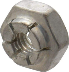 Flex-Loc - #8-32 UNJC Grade 2 Hex Lock Nut with Expanding Flex Top - 3/16" High, Cadmium-Plated Finish, Meets Military Specifications - USA Tool & Supply