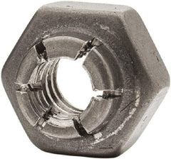 Flex-Loc - #10-24 UNJC 18-8 Hex Lock Nut with Expanding Flex Top - Uncoated, Meets Military Specifications - USA Tool & Supply