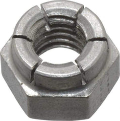 Flex-Loc - 5/16-18 UNC 18-8 Hex Lock Nut with Expanding Flex Top - Uncoated, Meets Military Specifications - USA Tool & Supply