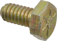 Value Collection - 1/4-20 UNC, 1/2" Length Under Head Hex Head Cap Screw - USA Tool & Supply