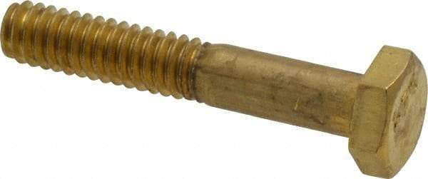 Value Collection - 1/2-13 UNC, 7/8" Length Under Head Hex Head Cap Screw - Fully Threaded, Grade 8 Alloy Steel, Zinc-Plated Finish, 3/4" Hex - USA Tool & Supply