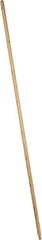 PRO-SOURCE - 60 x 15/16" Wood Handle for Push Brooms - Threaded Connection, Tan - USA Tool & Supply