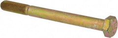 Value Collection - 5/16-24 UNF, 3-1/2" Length Under Head Hex Head Cap Screw - Partially Threaded, Grade 8 Alloy Steel, Zinc-Plated Finish, 1/2" Hex - USA Tool & Supply
