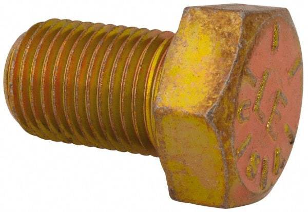 Value Collection - 1/2-20 UNF, 3/4" Length Under Head Hex Head Cap Screw - Fully Threaded, Grade 8 Alloy Steel, Zinc-Plated Finish, 3/4" Hex - USA Tool & Supply