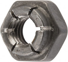 Flex-Loc - 1/4-20 UNC Grade 2 Hex Lock Nut with Expanding Flex Top - USA Tool & Supply