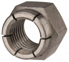 Flex-Loc - 3/4-10 UNC Grade 2 Hex Lock Nut with Expanding Flex Top - Uncoated, Meets Military Specifications - USA Tool & Supply