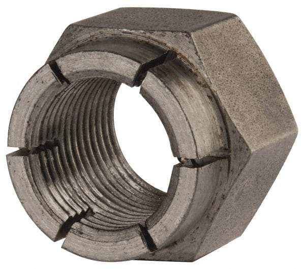 Flex-Loc - 3/4-16 UNJF Grade 2 Hex Lock Nut with Expanding Flex Top - Uncoated, Meets Military Specifications - USA Tool & Supply