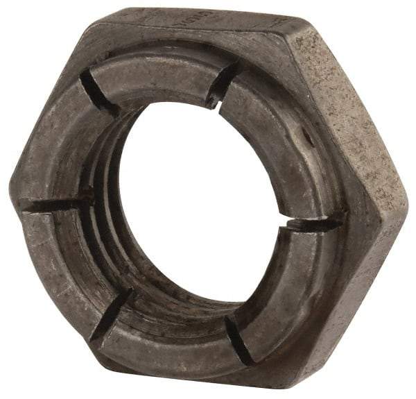 Flex-Loc - 3/4-10 UNC Grade 2 Hex Lock Nut with Expanding Flex Top - Uncoated, Meets Military Specifications - USA Tool & Supply