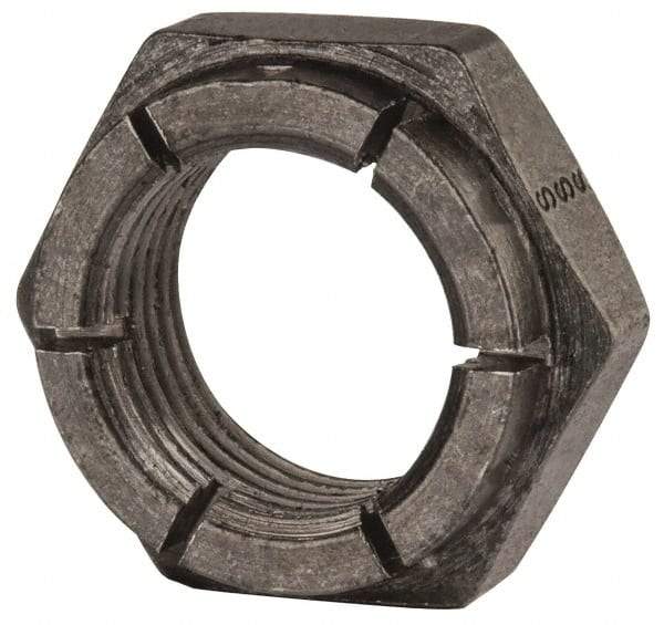 Flex-Loc - 3/4-16 UNJF Grade 2 Hex Lock Nut with Expanding Flex Top - Uncoated, Meets Military Specifications - USA Tool & Supply