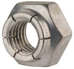 Flex-Loc - 1/2-13 UNC Grade 2 Heavy Hex Lock Nut with Expanding Flex Top - Cadmium-Plated Finish, Meets Military Specifications - USA Tool & Supply