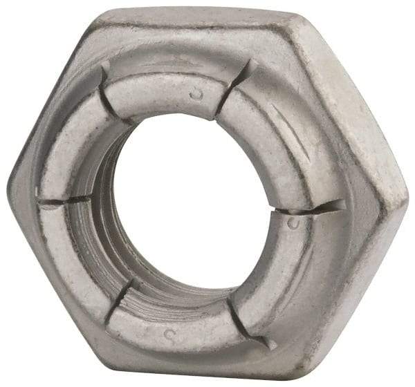 Flex-Loc - 5/8-11 UNC Grade 2 Heavy Hex Lock Nut with Expanding Flex Top - Cadmium-Plated Finish, Meets Military Specifications - USA Tool & Supply