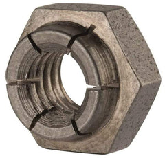 Flex-Loc - 5/16-18 UNC 18-8 Heavy Hex Lock Nut with Expanding Flex Top - Uncoated, Meets Military Specifications - USA Tool & Supply