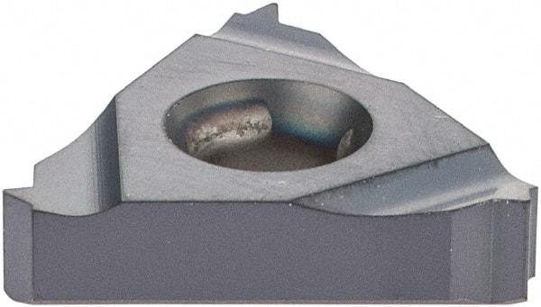 Iscar - 16ER External Right Hand 20 UN Laydown Threading Insert - Grade IC908, TiAlN Coated Carbide, 9.53mm Inscribed Circle - USA Tool & Supply