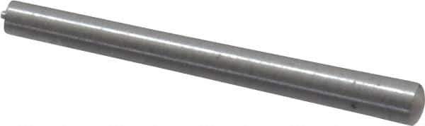 Value Collection - Size 6/0, 0.0624" Small End Diam, 0.078" Large End Diam, Uncoated Steel Taper Pin - Grade C-12L14, 3/4" OAL, 3/4 Pin Length - USA Tool & Supply