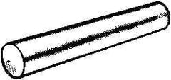 Value Collection - Size 3, 0.1722" Small End Diam, 0.219" Large End Diam, Uncoated Steel Taper Pin - Grade C-12L14, 2-1/4" OAL, 2-1/4 Pin Length - USA Tool & Supply