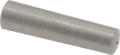 Value Collection - Size 3/0, 0.1146" Small End Diam, 0.125" Large End Diam, Uncoated Steel Taper Pin - Grade C-12L14, 1/2" OAL, 1/2 Pin Length - USA Tool & Supply