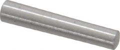 Value Collection - Size 2/0, 0.1254" Small End Diam, 0.141" Large End Diam, Uncoated Steel Taper Pin - Grade C-12L14, 3/4" OAL, 3/4 Pin Length - USA Tool & Supply