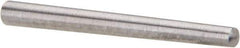 Value Collection - Size 0, 0.1196" Small End Diam, 0.156" Large End Diam, Uncoated Steel Taper Pin - Grade C-12L14, 1-3/4" OAL, 1-3/4 Pin Length - USA Tool & Supply