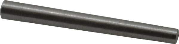 Value Collection - Size 2, 0.1566" Small End Diam, 0.193" Large End Diam, Uncoated Steel Taper Pin - Grade C-12L14, 1-3/4" OAL, 1-3/4 Pin Length - USA Tool & Supply