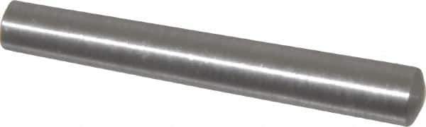 Value Collection - Size 3, 0.1878" Small End Diam, 0.219" Large End Diam, Uncoated Steel Taper Pin - Grade C-12L14, 1-1/2" OAL, 1-1/2 Pin Length - USA Tool & Supply