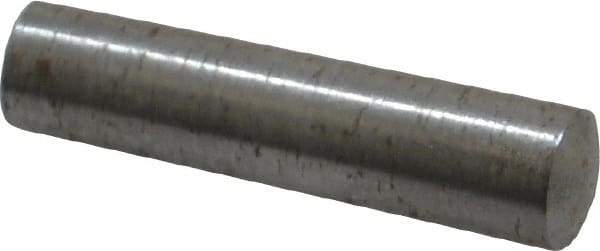 Value Collection - Size 4, 0.2292" Small End Diam, 0.25" Large End Diam, Uncoated Steel Taper Pin - Grade C-12L14, 1" OAL, 1 Pin Length - USA Tool & Supply