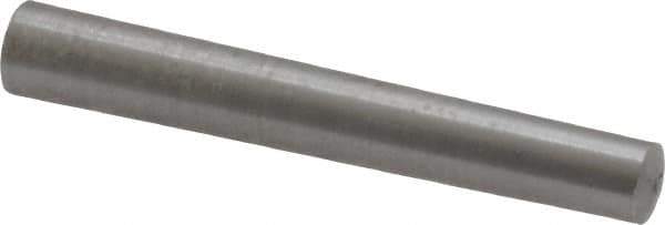 Value Collection - Size 4, 0.2136" Small End Diam, 0.25" Large End Diam, Uncoated Steel Taper Pin - Grade C-12L14, 1-3/4" OAL, 1-3/4 Pin Length - USA Tool & Supply