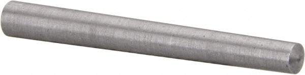 Value Collection - Size 4, 0.2032" Small End Diam, 0.25" Large End Diam, Uncoated Steel Taper Pin - Grade C-12L14, 2-1/4" OAL, 2-1/4 Pin Length - USA Tool & Supply