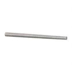 Value Collection - Size 5, 0.1954" Small End Diam, 0.289" Large End Diam, Uncoated Steel Taper Pin - Grade C-12L14, 4-1/2" OAL, 4-1/2 Pin Length - USA Tool & Supply