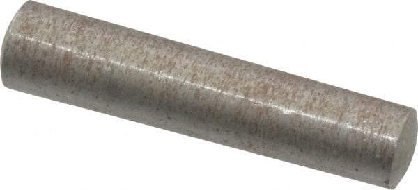 Value Collection - Size 6, 0.3098" Small End Diam, 0.341" Large End Diam, Uncoated Steel Taper Pin - Grade C-12L14, 1-1/2" OAL, 1-1/2 Pin Length - USA Tool & Supply