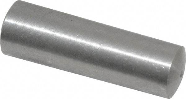 Value Collection - Size 7, 0.383" Small End Diam, 0.409" Large End Diam, Uncoated Steel Taper Pin - Grade C-12L14, 1-1/4" OAL, 1-1/4 Pin Length - USA Tool & Supply