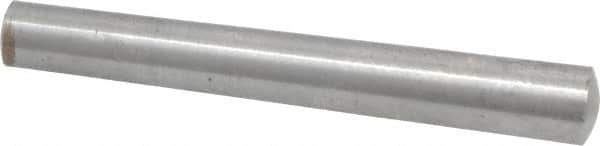 Value Collection - Size 7, 0.3466" Small End Diam, 0.409" Large End Diam, Uncoated Steel Taper Pin - Grade C-12L14, 3" OAL, 3 Pin Length - USA Tool & Supply