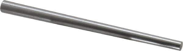 Value Collection - Size 7, 0.2842" Small End Diam, 0.409" Large End Diam, Uncoated Steel Taper Pin - Grade C-12L14, 6" OAL, 6 Pin Length - USA Tool & Supply