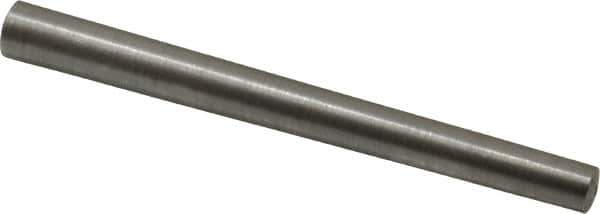 Value Collection - Size 8, 0.388" Small End Diam, 0.492" Large End Diam, Uncoated Steel Taper Pin - Grade C-12L14, 5" OAL, 5 Pin Length - USA Tool & Supply