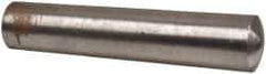 Value Collection - Size 9, 0.5338" Small End Diam, 0.591" Large End Diam, Uncoated Steel Taper Pin - Grade C-12L14, 2-3/4" OAL, 2-3/4 Pin Length - USA Tool & Supply