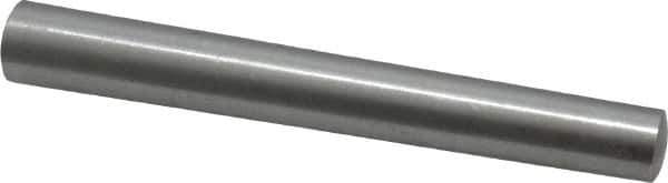 Value Collection - Size 9, 0.4974" Small End Diam, 0.591" Large End Diam, Uncoated Steel Taper Pin - Grade C-12L14, 4-1/2" OAL, 4-1/2 Pin Length - USA Tool & Supply