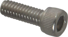 Value Collection - #8-32 UNC Hex Socket Drive, Socket Cap Screw - Grade 316 Stainless Steel, 1/2" Length Under Head - USA Tool & Supply