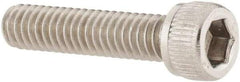 Value Collection - #8-32 UNC Hex Socket Drive, Socket Cap Screw - Grade 316 Stainless Steel, 1" Length Under Head - USA Tool & Supply