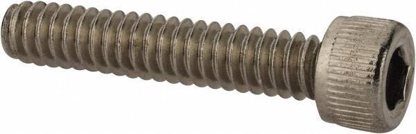 Value Collection - #10-24 UNC Hex Socket Drive, Socket Cap Screw - Grade 316 Stainless Steel, 1" Length Under Head - USA Tool & Supply